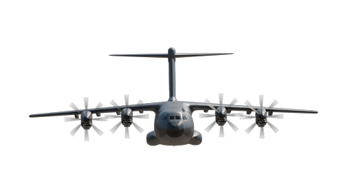 (4K) Plane Fly In Side 2 