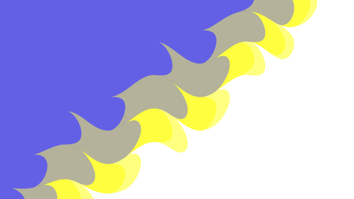 (4K) Transition Matte Wavy Path